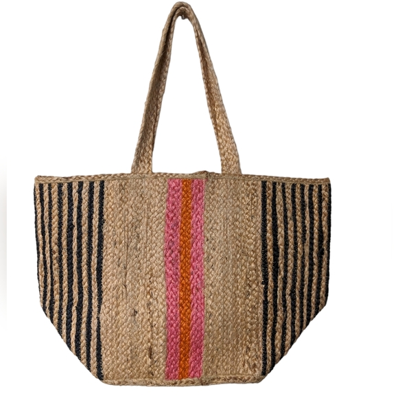 Shiraleah Etta Large Jute Tote - Picture 8 of 8